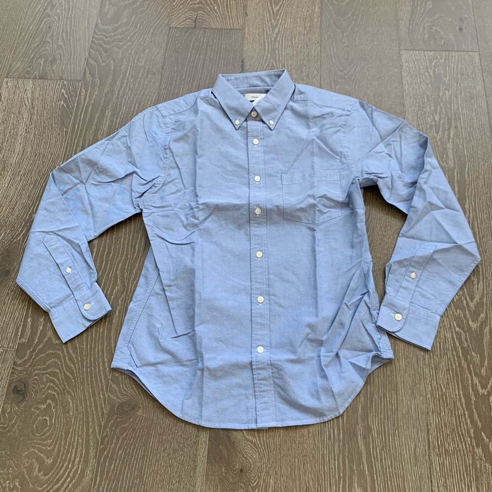 Coach Long-sleeve Oxford shirt in French blue